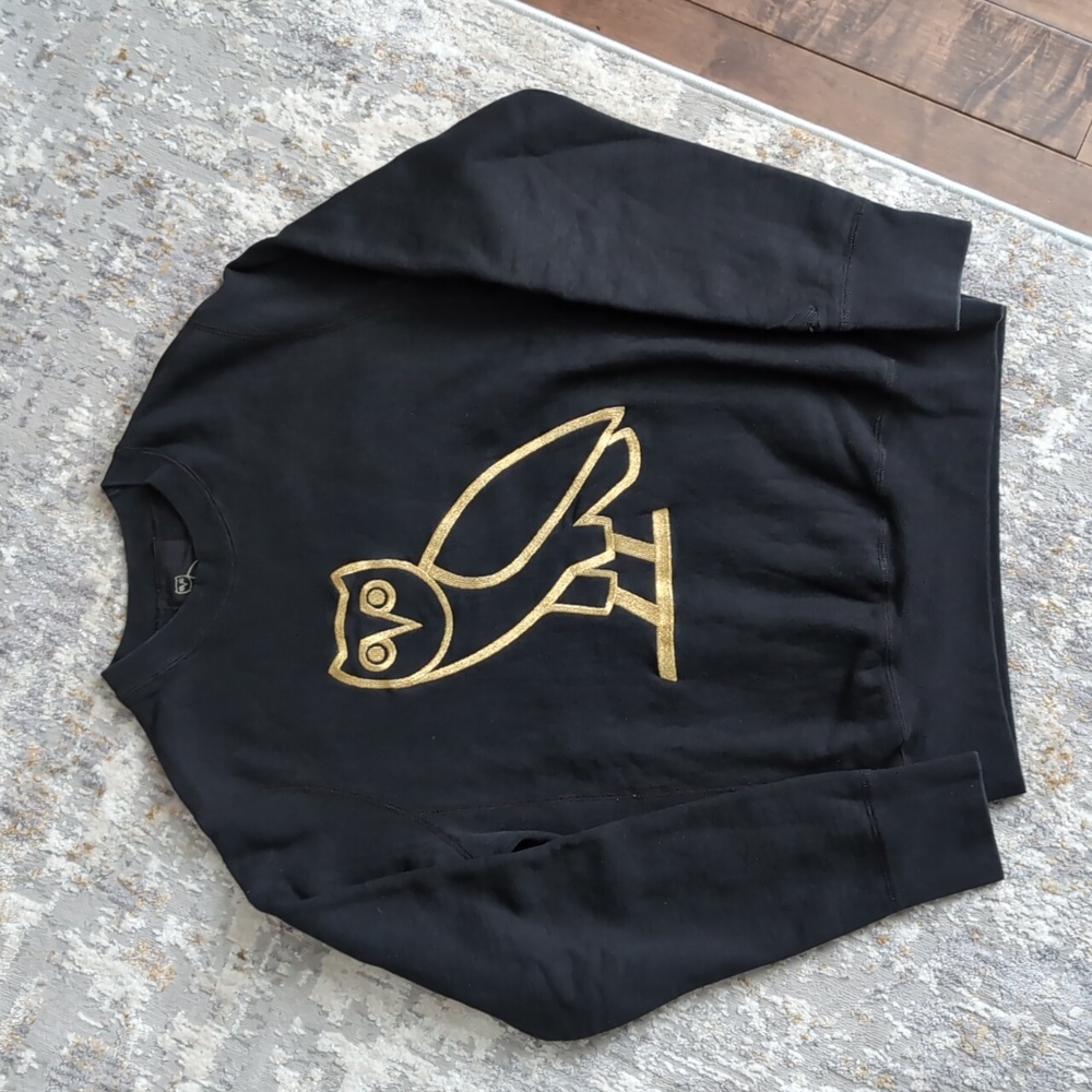 OVO October's Very Own XS Embroidered Owl Crewneck - Picture 2 of 10